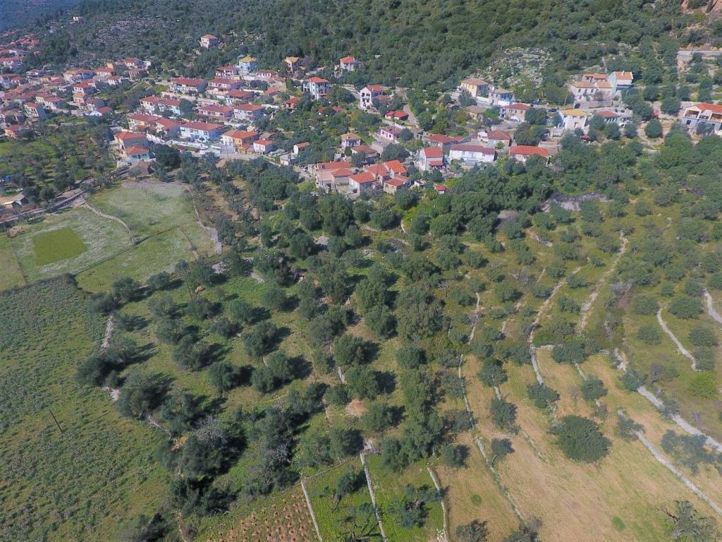 Aerial views of land for sale