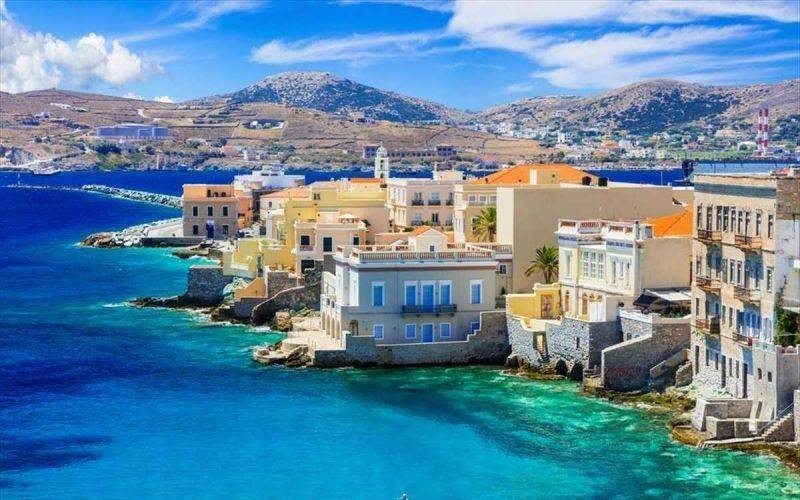 Άποψη Σύρο / Syros island view