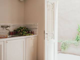 Lower ground floor kitchen and living space