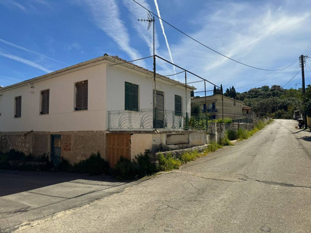 Exterior of house and street view