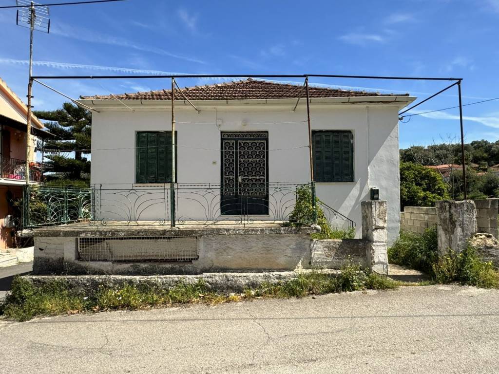 House facade with main door