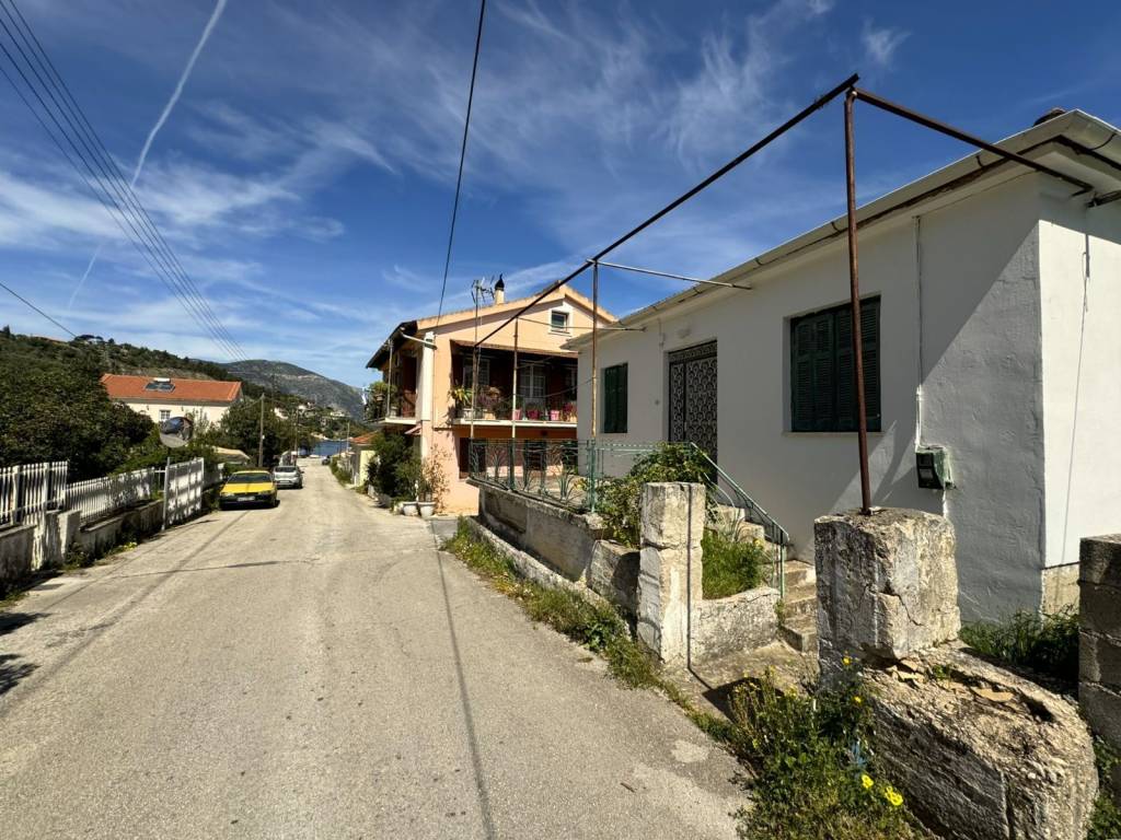 Exterior of house and street view