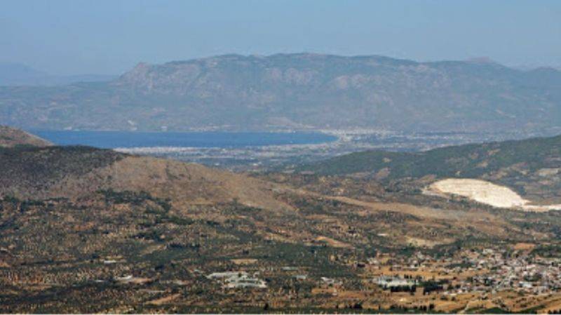 Άποψη περιοχής - Χιλιομόδι / Chiliomodi - area view
