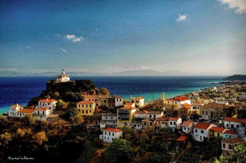 Άποψη Σάμου / Samos island view