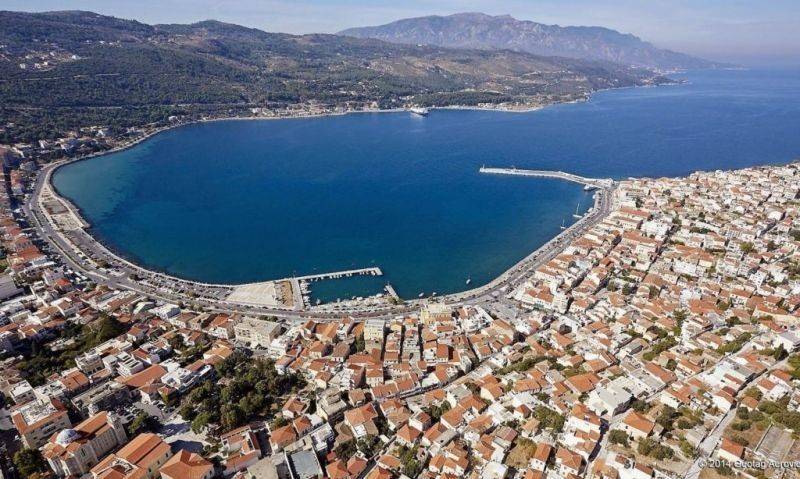 Άποψη Σάμου / Samos island view