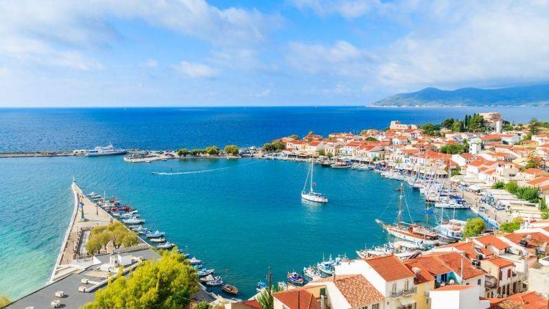 Άποψη Σάμου / Samos island view