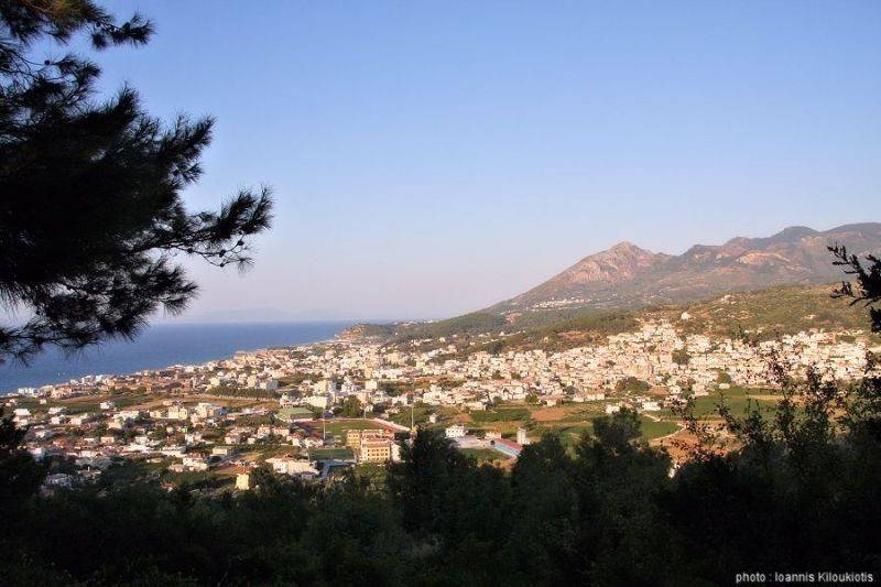 Άποψη Σάμου / Samos island view