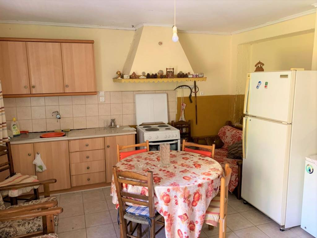 Kitchen of house for sale in Perachori, Ithaca Greece