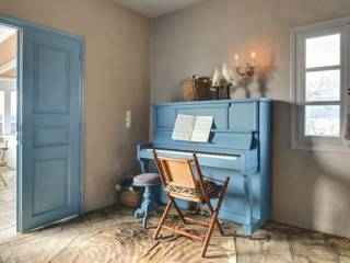 Piano in the living room