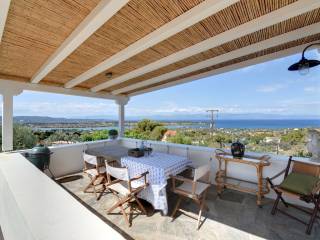 Terrace with spectacular view over the Argolic Gulf
