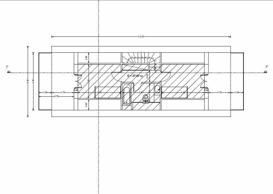 Newly built stone houses with a total area of 125 sq.m