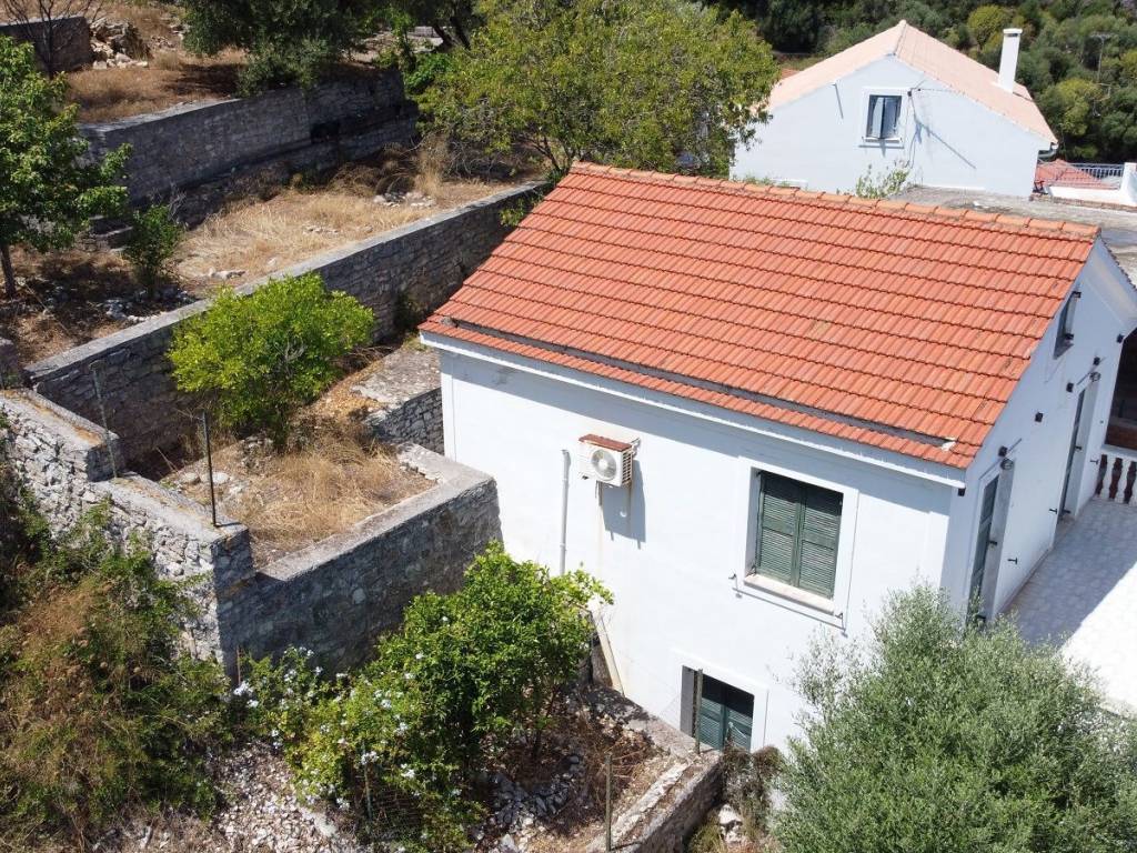 Aerial views of house