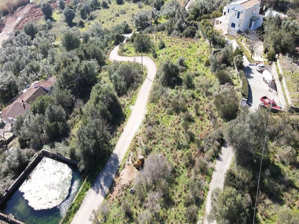 Το αγροτεμάχιο από ψηλά