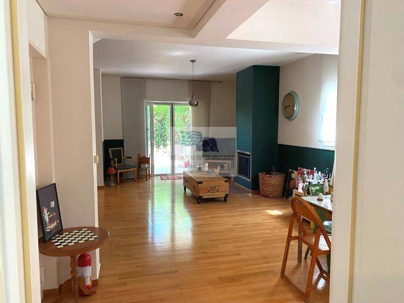 LIVING - DINING ROOM WITH FIREPLACE