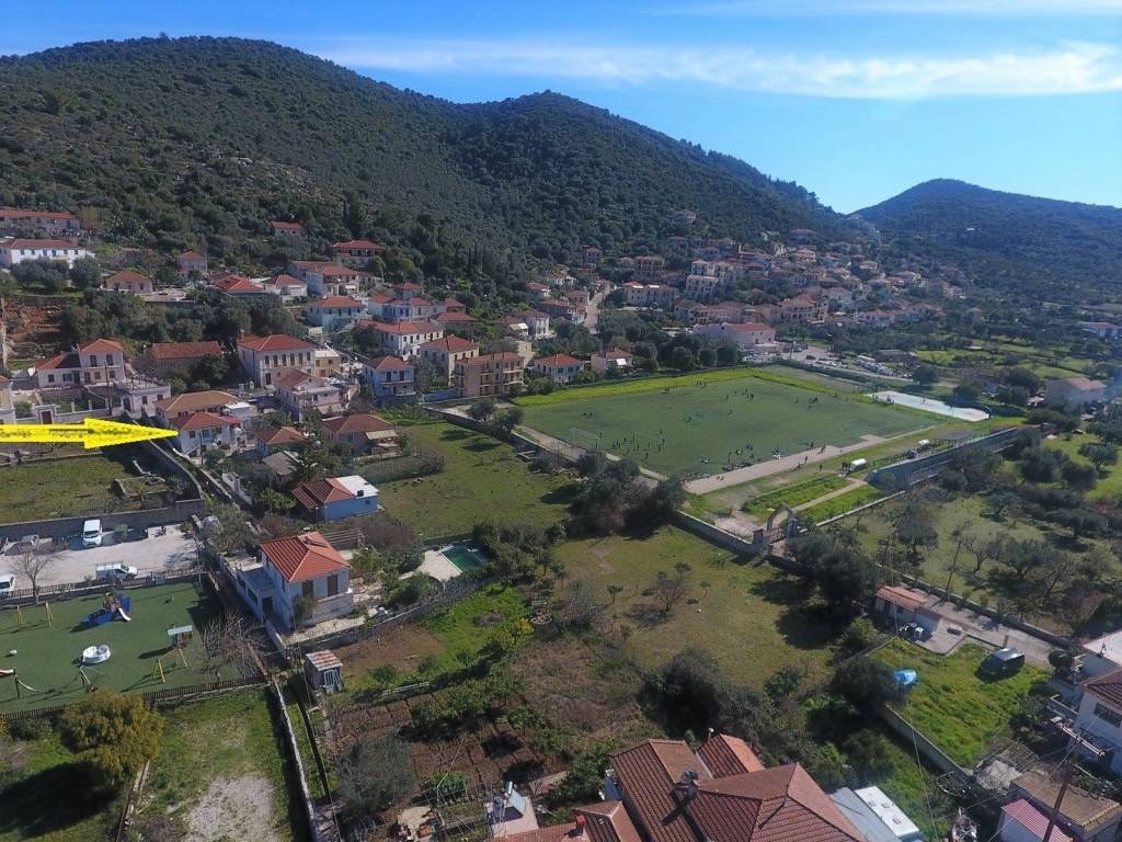 Aerial views of property