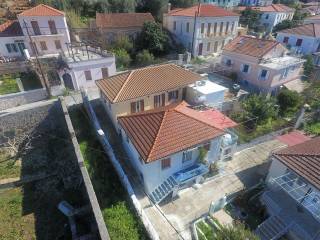 Aerial views of house