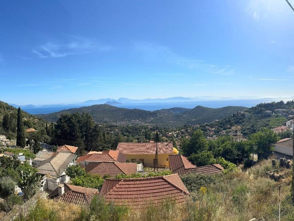 Panoramic view from balcony