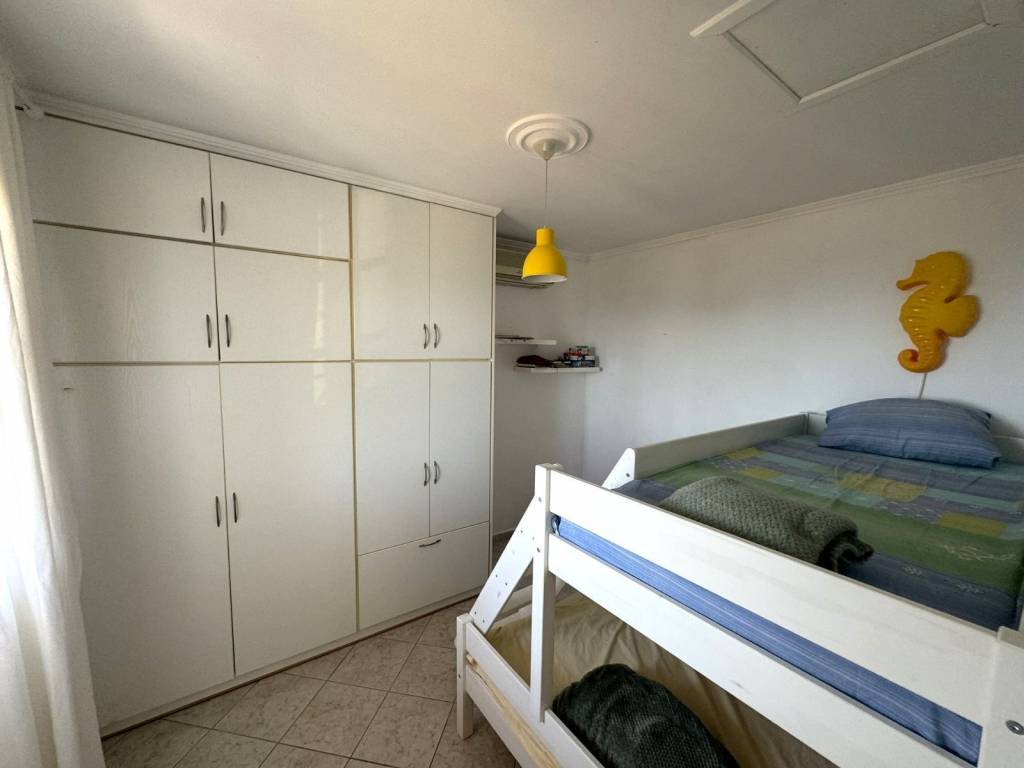 Built-in cupboards in bedroom