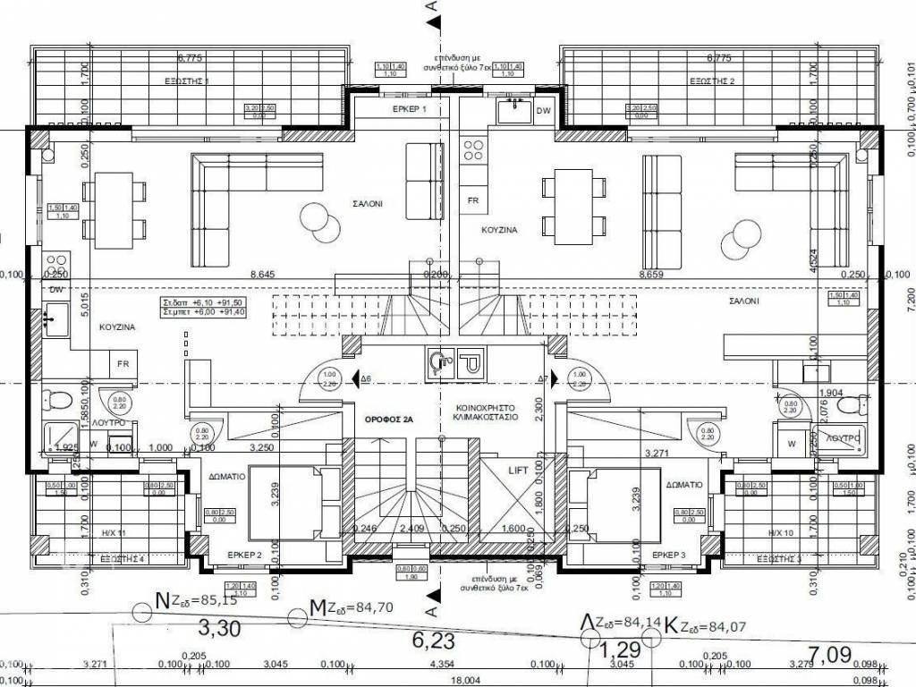 Forumland Real Estate, Κάτοψη 2ου ορόφου