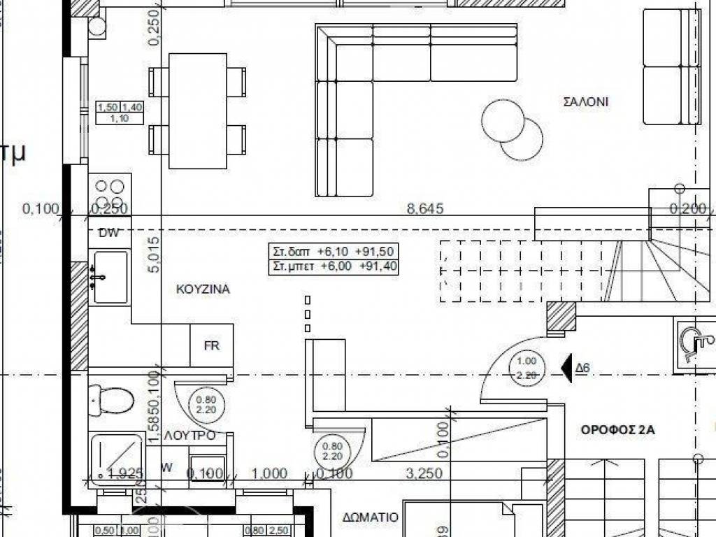 Forumland Real Estate, Κάτοψη 2ου μεζονέτας Δ6