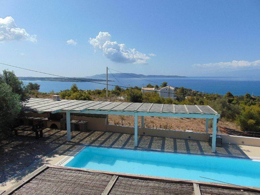 two new build villas, each with its own pool.