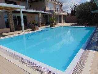 two new build villas, each with its own pool.