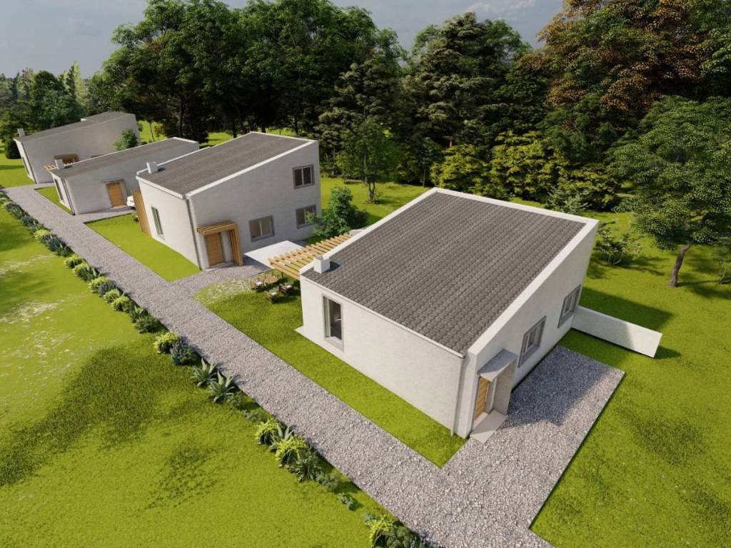 New luxury construction project for a detached house