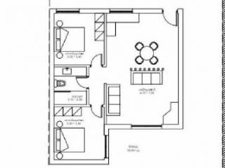 New luxury construction project for a detached house of 120