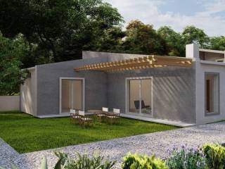 New luxury construction project for a detached house of 100