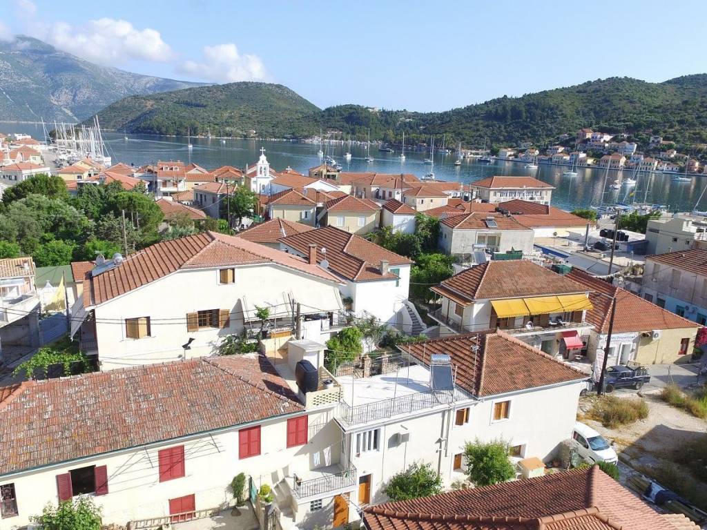 Aerial view of the house for sale