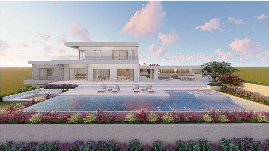 Development project of a luxury villa construction