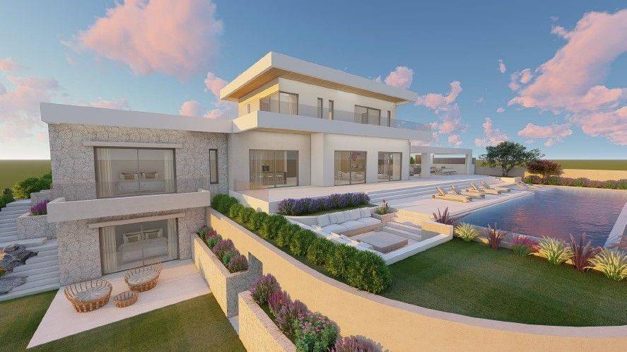 Development project of a luxury villa construction