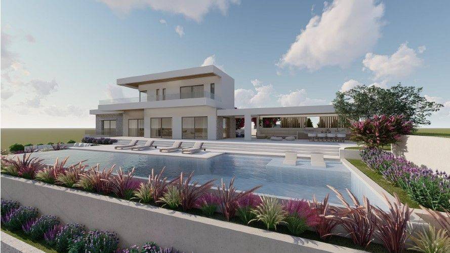 Development project of a luxury villa construction