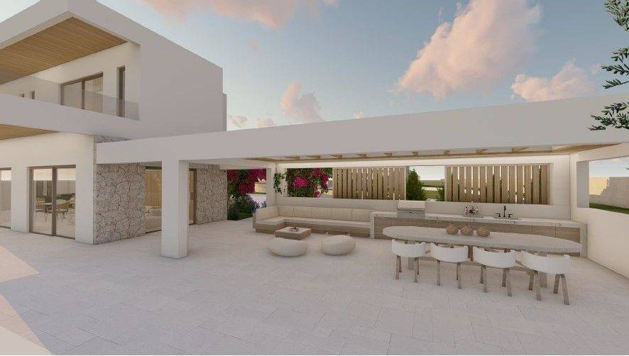 Development project of a luxury villa construction