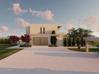 Development project of a luxury villa construction