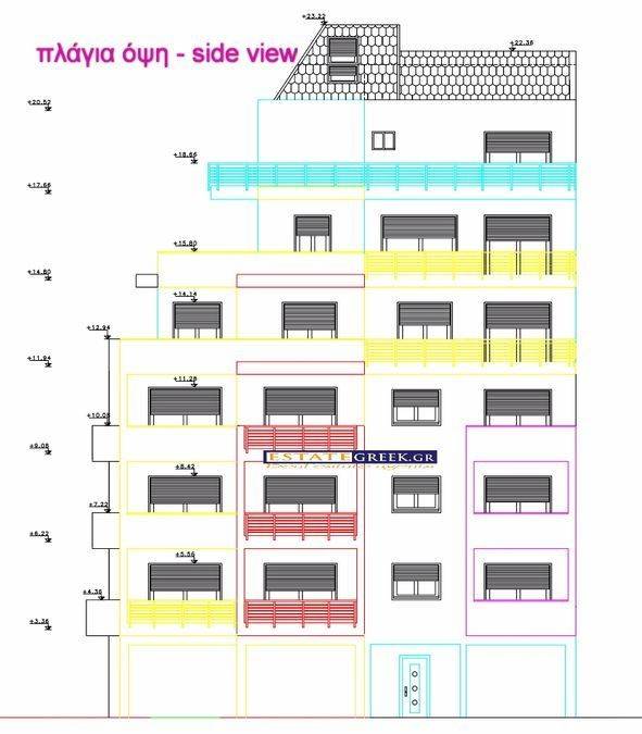 Under construction hotel 7 storeys in Kavala center (ref. 45