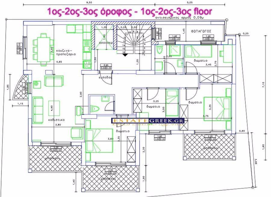 Under construction hotel 7 storeys in Kavala center (ref. 45