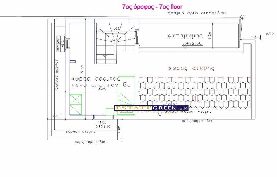 Under construction hotel 7 storeys in Kavala center (ref. 45