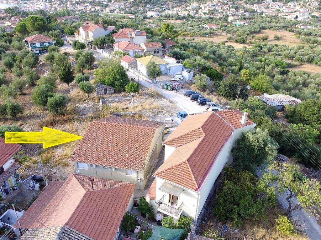 Aerial views and location  of house