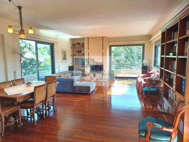 LIVING - DINING ROOM WITH FIREPLACE