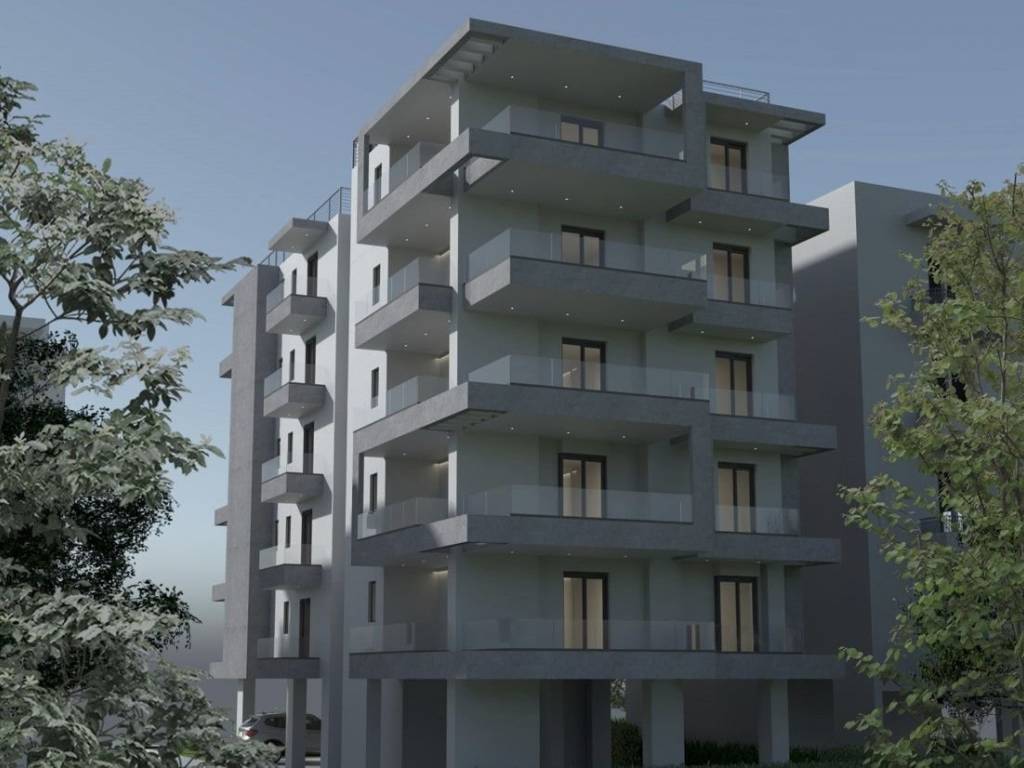 New luxury construction 5th floor apartment in Agia Paraskev