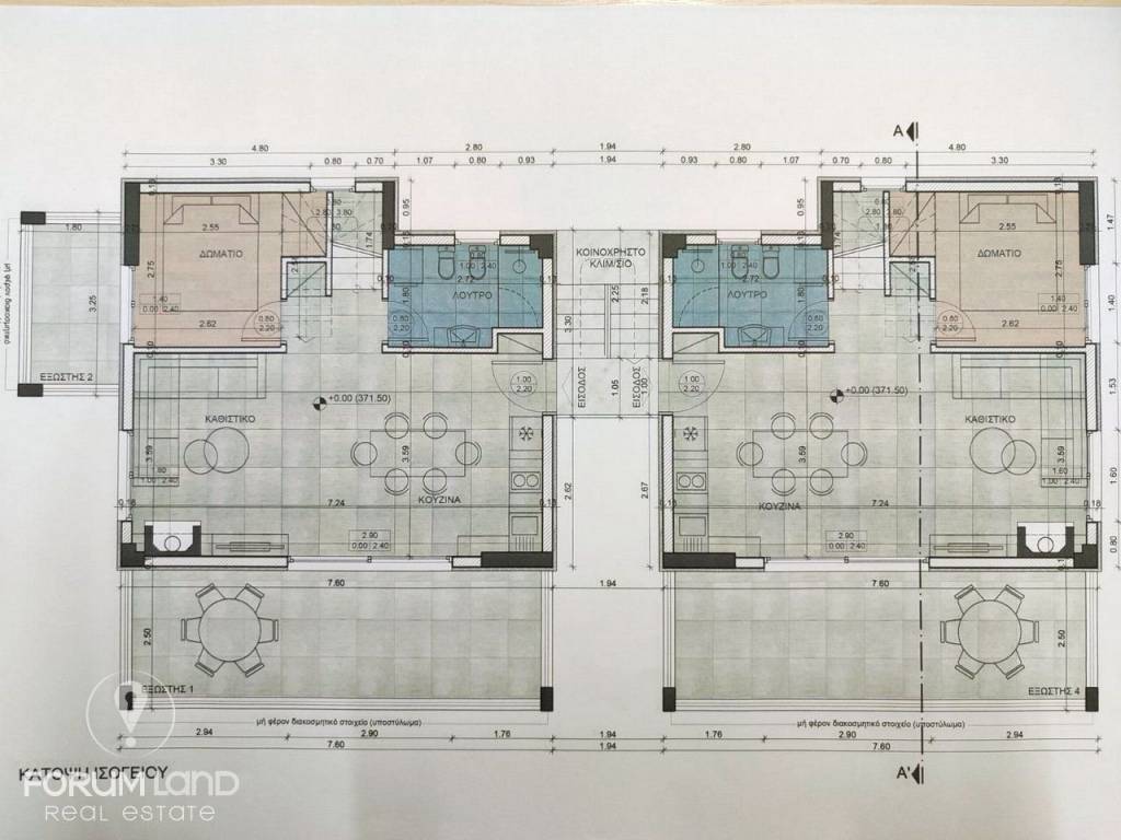 Forumland Real Estate, Κάτοψη Ισογείου