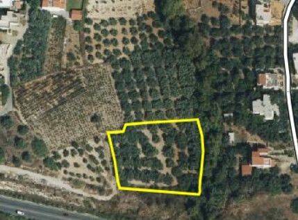 1 - Πωλείται γη έκτασης 4000 μ² στην Κρήτη.