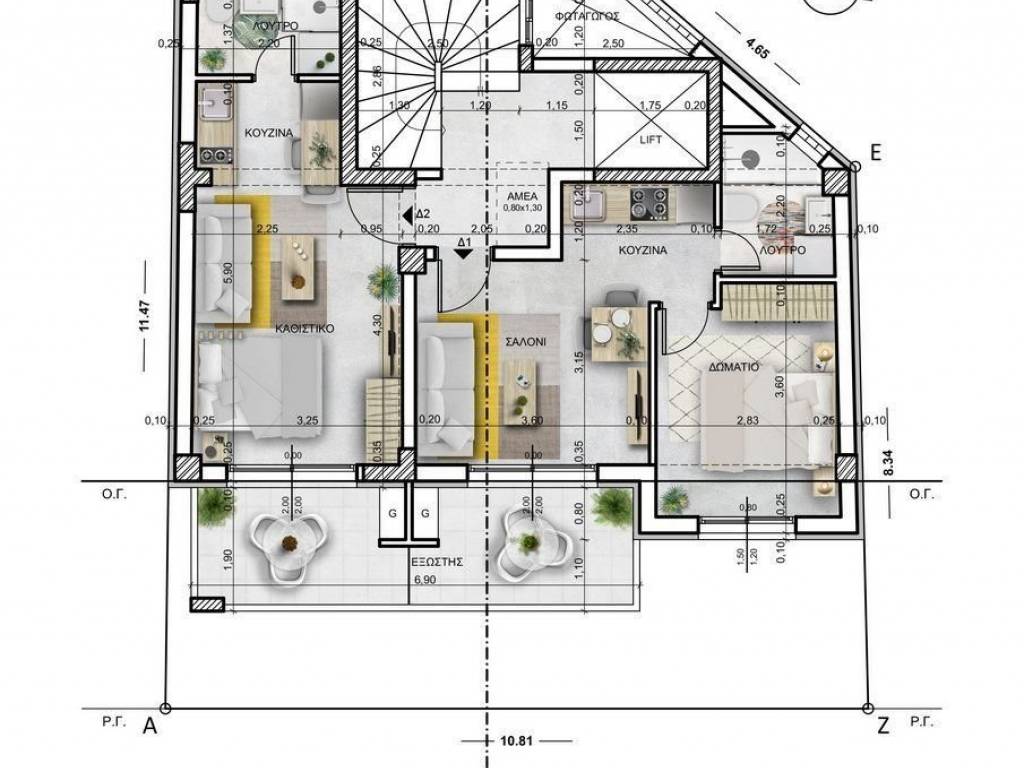 Forumland Real Estate, Κάτοψη ορόφου