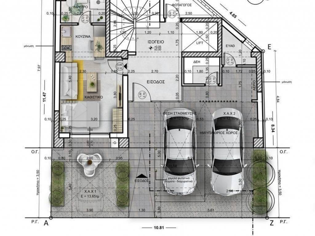 Forumland Real Estate, Κάτοψη ισογείου