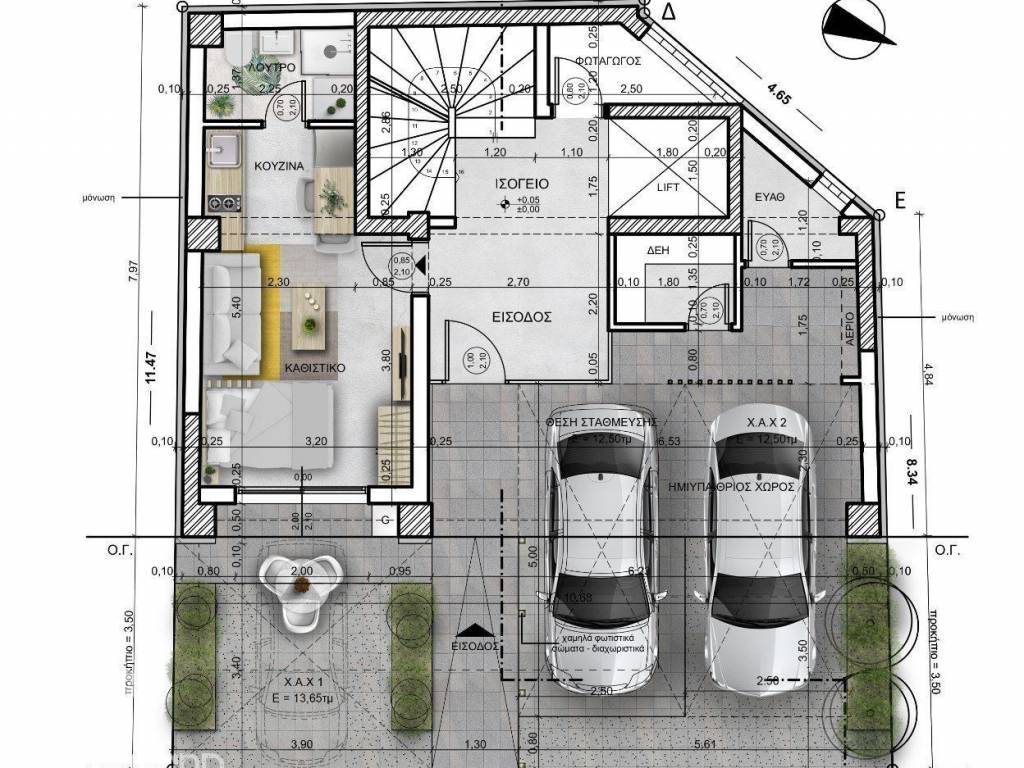 Forumland Real Estate, Κάτοψη ισογείου