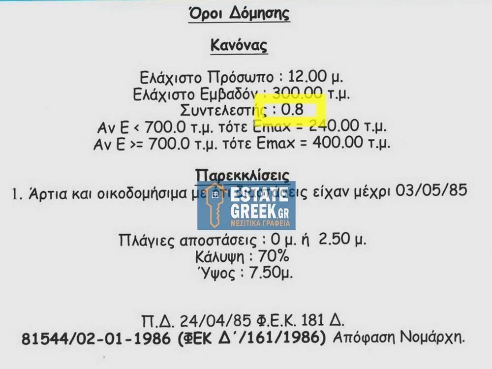 ★ Κτίζει 278τμ ★ Ιδανικό για μονοκατοικία ★ 