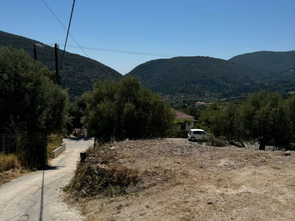 Road view of plot for sale