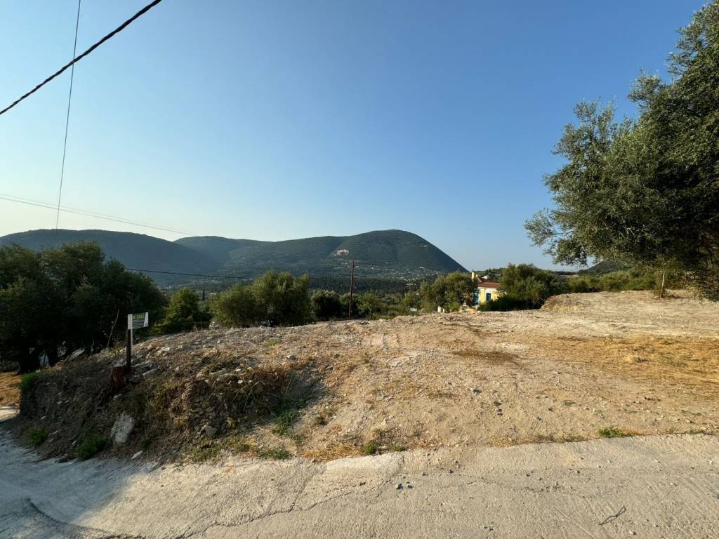 Road view of plot for sale