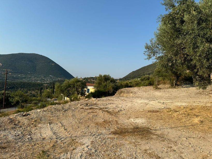 Landscape and terrain of plot for sale